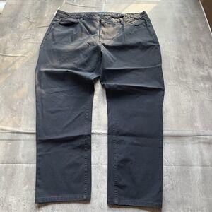 TAYLRD Chino 5-Pocket Slim Fit Pants Blue Straight Leg Men's 40x30